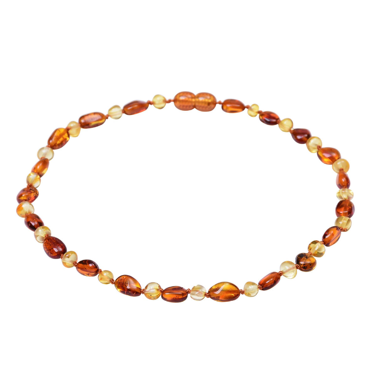 Cross-border Hot Sale Natural Amber Baby Necklace Baltic Children Fire Gold Perer Necklace Jewelry