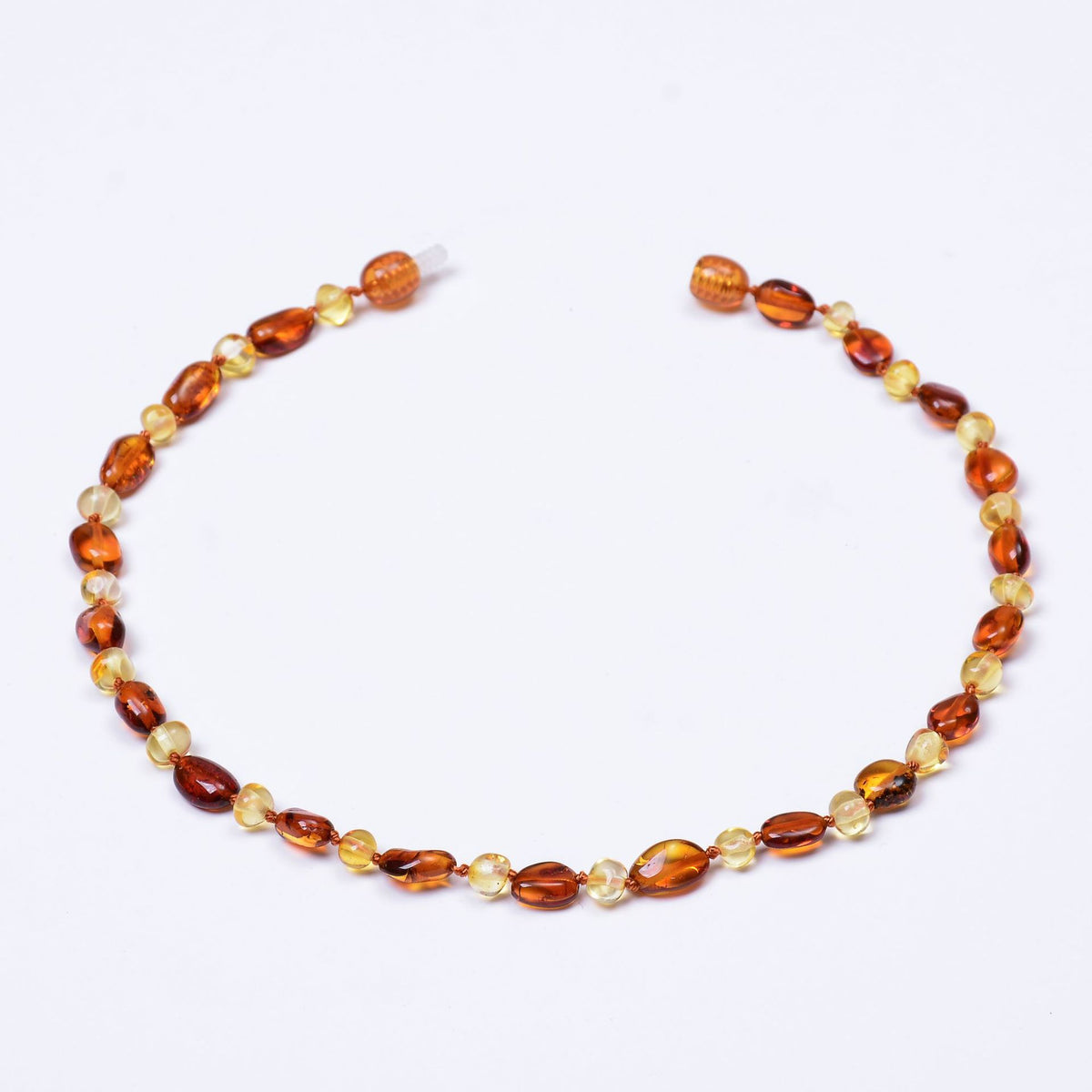 Cross-border Hot Sale Natural Amber Baby Necklace Baltic Children Fire Gold Perer Necklace Jewelry
