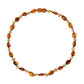 Cross-border Hot Sale Natural Amber Baby Necklace Baltic Children Fire Gold Perer Necklace Jewelry