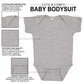 It'S Your Day Clothing Best Nephew Ever One-Piece Bodysuit, 6 M, Heather Gray