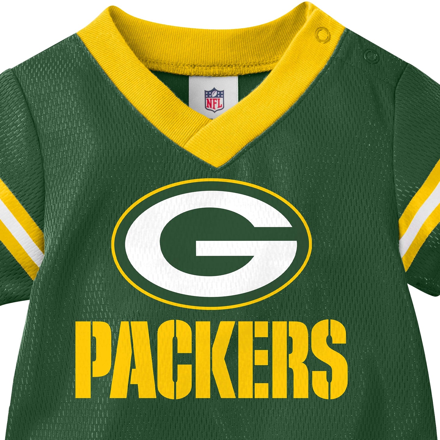 Gerber Unisex Baby Standard NFL Jersey Onesie Bodysuit, Team Color, 6-12 Months