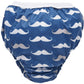 Kushies Baby Waterproof Training Pant (33-38 Pounds), Navy Mustache, Large