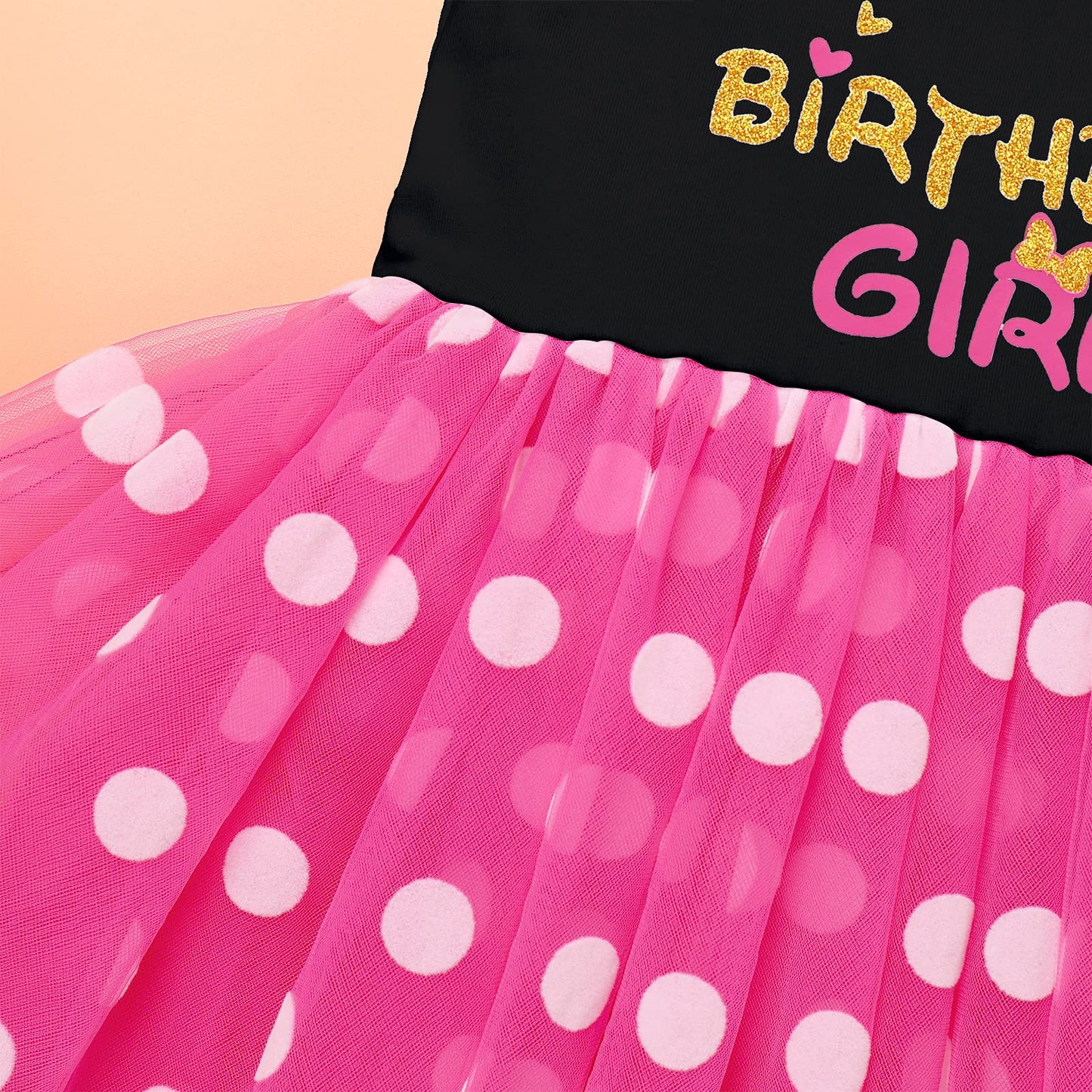 Mouse 4Th Birthday Outfit Baby Girls Dress Polka Dots Mini Tutu Headband Four Years Old Cake Smash Photo Shoot Kids Fourth Mouse