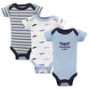 Luvable Friends Baby Cotton Preemie Bodysuits, Airplane, Preemie
