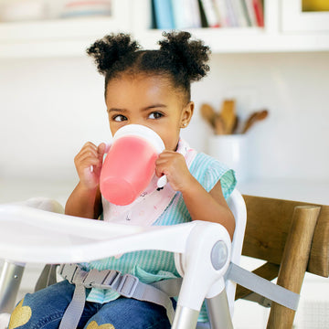 Munchkin Miracle 360 Trainer Sippy Cup With Handles, Spill Proof, 7 Ounce, 2 Pack, Pink/Purple