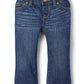 The Children'S Place Baby Girls And Toddler Girls Basic Bootcut Jeans, Indigo Stone, 12-18 Months