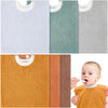 Foaincore 6 Pcs Pullover Baby Bibs Cotton Terry Toddler Absorbent Infant for Feeding and Drooling Towel Bib (Novel Colors)