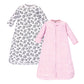 Hudson Baby Unisex Baby Cotton Long-Sleeve Wearable Sleeping Bag, Sack, Blanket, Toile, 0-3 Months