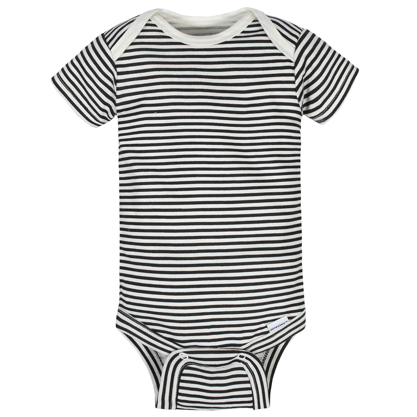 Gerber Baby Boy'S 8-Pack Short Sleeve Onesies Bodysuits, Jungle Blue, 3-6 Months