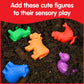 edxeducation - 13204 Farm Animal Counters - Mini Jar Set of 36 - Learn Counting, Colors, Sorting and Sequencing - Math Manipulat