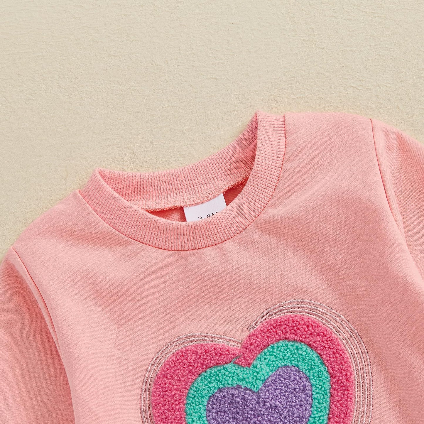 Socutebabe Baby Girl Valentines Day Outfit Bow Letter Long Sleeve Crewneck Sweatshirts Pants Fall Winter Clothes Set (Love-E-Pin