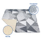 Tanoshii Baby Play Mat For 47 'X47 ' Playpen, Machine Washable, Kids Tents Mat Cotton,Foldable Crawling Mat For Floor,One-Piec
