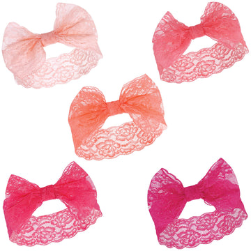 Hudson Baby Unisex Cotton And Synthetic Headbands, Pink Coral, 0-24 Months