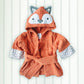 Baby Aspen 'Rub-A-Dub, Fox In The Tub Fox Hooded Baby Bath Towel/Baby/Toddler Robe, Baby Shower Gifts, 0-9 Months