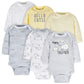 Gerber Unisex Baby 6 Pack Long-Sleeve Onesies Bodysuit And Toddler T-Shirt Set, Sheep, 12 Months Us