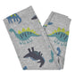 Gerberbaby Boystoddler Snug Fit 4-Piece Pajama Seteverybody Roar Blue12 Months