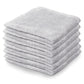 Natemia Organic Baby Washcloths - 10'X10' Soft Cotton Baby Towels - Pack Of 6 Multipurpose Reusable Wipes For Infants, Toddler