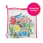 Edushape Magic Creations Foam Sticker Imaginative Bath Tub Activity Play Set, Dinosaurs