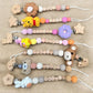 Personalized Custom Crochet Pacifier Clip Boys And Grils, Paci Binky Holder Custom Name Baby Gift, Baby Shower Gift, New Birth G