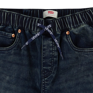Levi'S Boys' Skinny Fit Pull On Jeans, Marsh Carbon, 2T