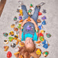 Wild Republic Rubber Ducks, Bath Toys, Kids Gifts, Pool Toys, Water Toys, Peacock, 4