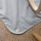 Mushie Baby Splat Mat 42.5X42.5 Inch (Blue Check) | Water Resistant For Under High Chair And Infant Play