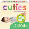 Cuties Hypoallergenic Skin Smart Baby Diapers, Size 2, 204 Count