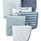 Carter'S 6-Pack Washcloths (Blue/Navy/Stripes)