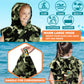 Sun Cube Kids Changing Robe Surf Poncho, Kids Beach Towels, Hooded Towel For Toddler Bath Pool, Microfiber Quick Dry Wearable To