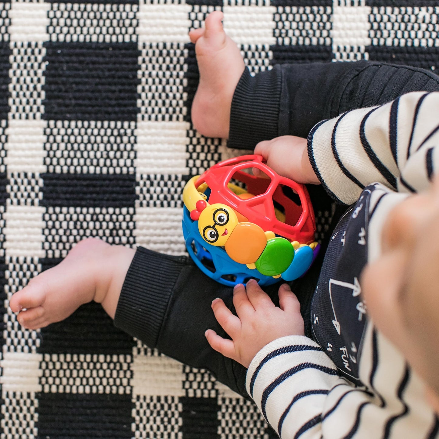 Baby Einstein Cal Bendy Ball Rattle Toy, Ages 3 months +