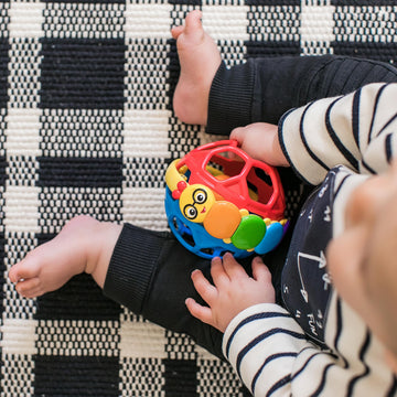 Baby Einstein Cal Bendy Ball Rattle Toy, Ages 3 months +