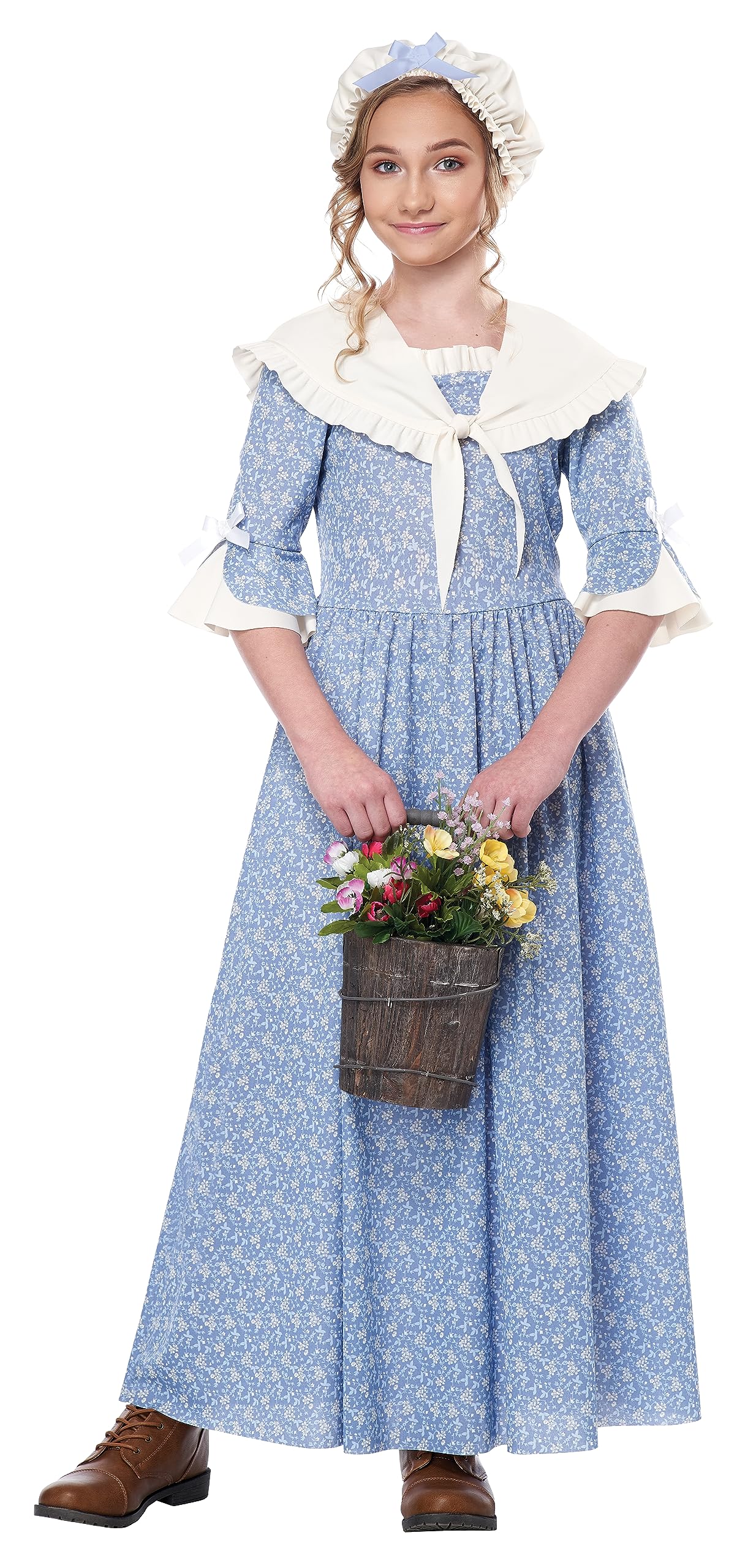 California Costumes Colonial Village Girl Kid'S Costume Medium