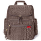 Skip Hop Diaper Bag Backpack Forma, Multi-Function Baby Travel Bag With Changing Pad, Latte