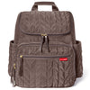 Skip Hop Diaper Bag Backpack Forma, Multi-Function Baby Travel Bag With Changing Pad, Latte