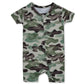Gerber Unisex Baby Buttery Soft Short Sleeve Romper With Viscose Made From Eucalyptus, Camo, 12 Months