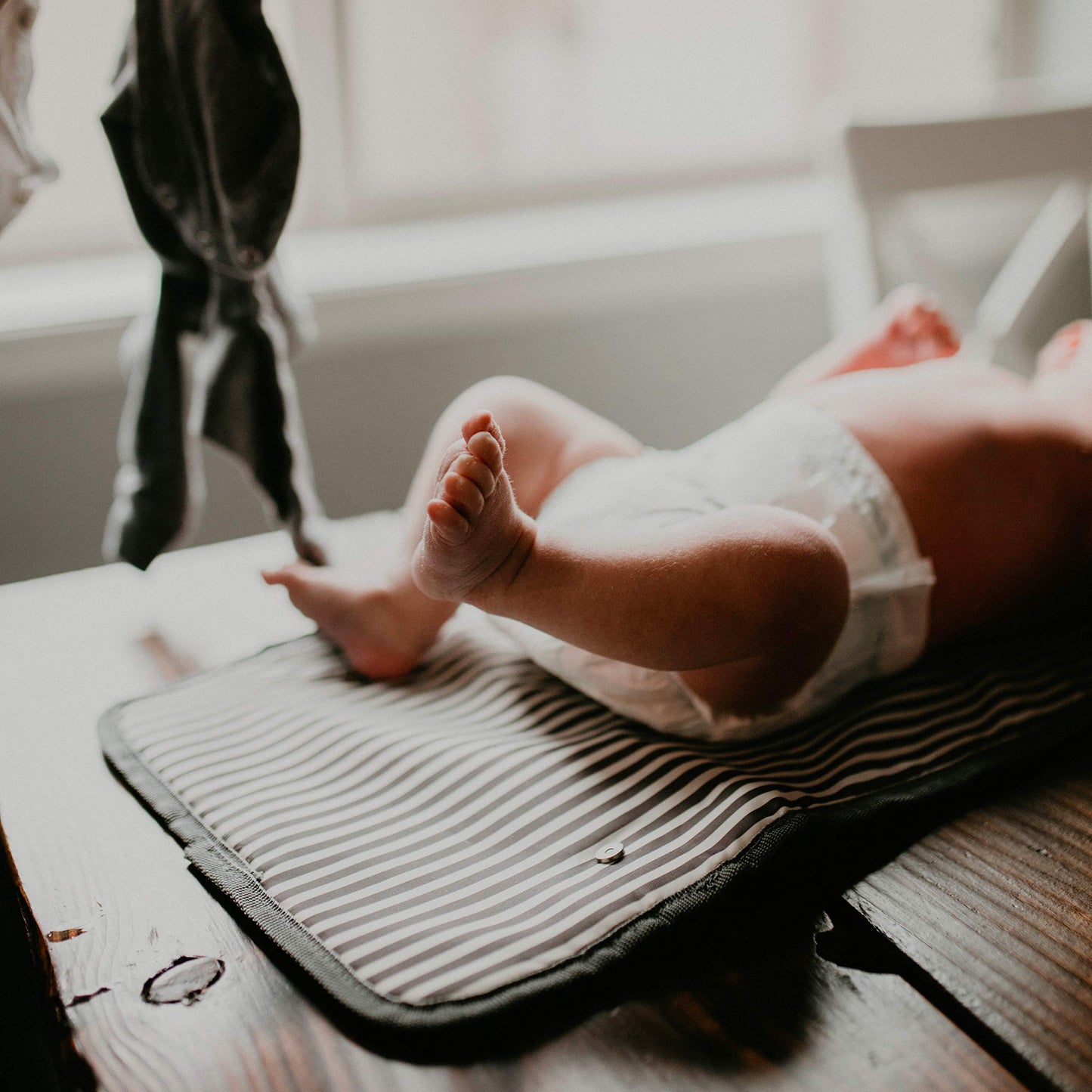 Parker Baby Portable Changing Pad For Baby Diapers - Portable Diaper Changing Pad, Changing Mat For Travel - Birch Bag Baby Chan