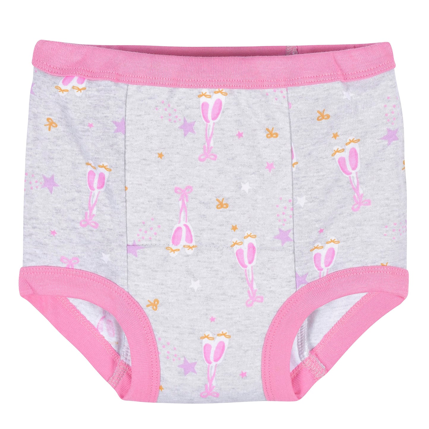 Gerber Baby Girls Infant Toddler 4 Pack Potty Training Pants Underwear Lavender And Pink 2T