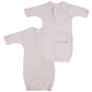 Preemie Solid Pink Gown - 2 Pack