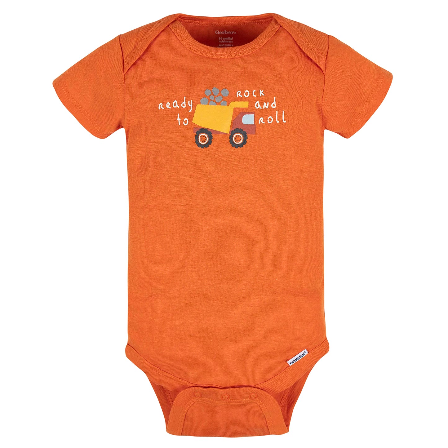 Gerber Baby Boys 8-Pack Short Sleeve Onesies Bodysuits Shirt, Transportation Zone, 0-3 Months US