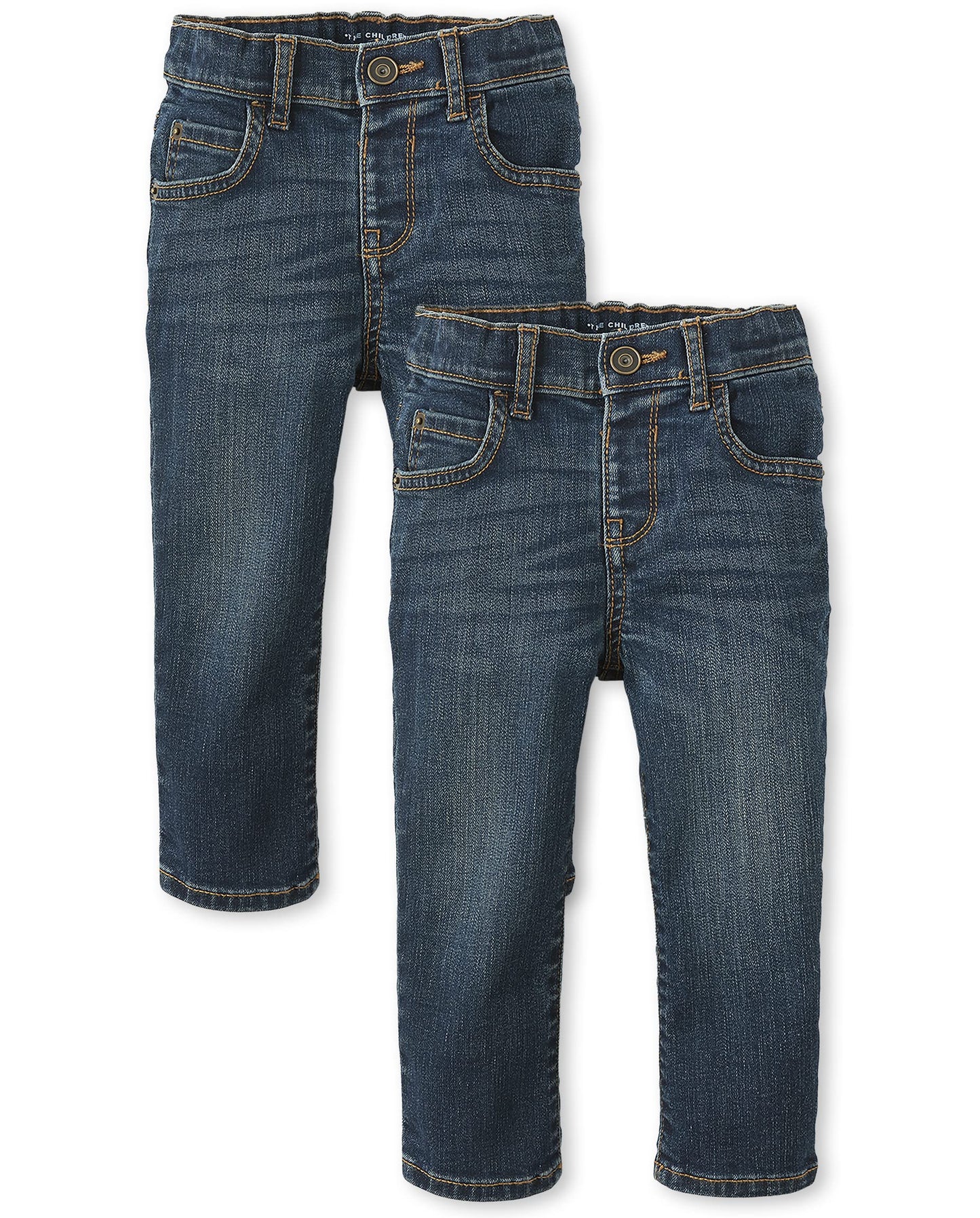 The Childrens Place Baby Boys And Toddler Boys Stretch Straigh Leg Jeans, Lt Med Stone, 18-24 Months