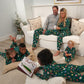 Gerber Unisex Baby Toddler 1-Piece Holiday Family Matching Pajamas, Ornaments