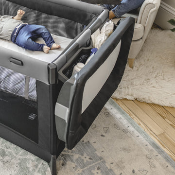 Chicco Lullaby Portable Playard, Infant Bassinet and Changer, Toddler Playard, Portable Crib, Travel Friendly | Calla/Grey