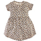 Touched By Nature Baby Girls' Organic Cotton Dress And Cardigan, Leopard, 12-18 Months
