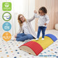 Ecr4Kids Softzone Colorful Log Climber Set, Balance Builders, Assorted, 3-Piece