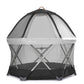 Born Free Nisa-Playard - Easy Pop Open Portable-Playard With Oversized Canopy, Padded Floor And Machine Washable Fabrics