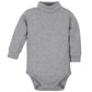 Gerber Baby Boys 2-Pack Long Sleeve Turtleneck Onesies Bodysuits Footie, Gray, 4T Us