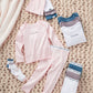Calvin Klein Organic Baby Boys Essentials 4-Piece Set With Long Sleeve Tee & Pants, Ultra-Soft Beanie & Socks Included, Coronet