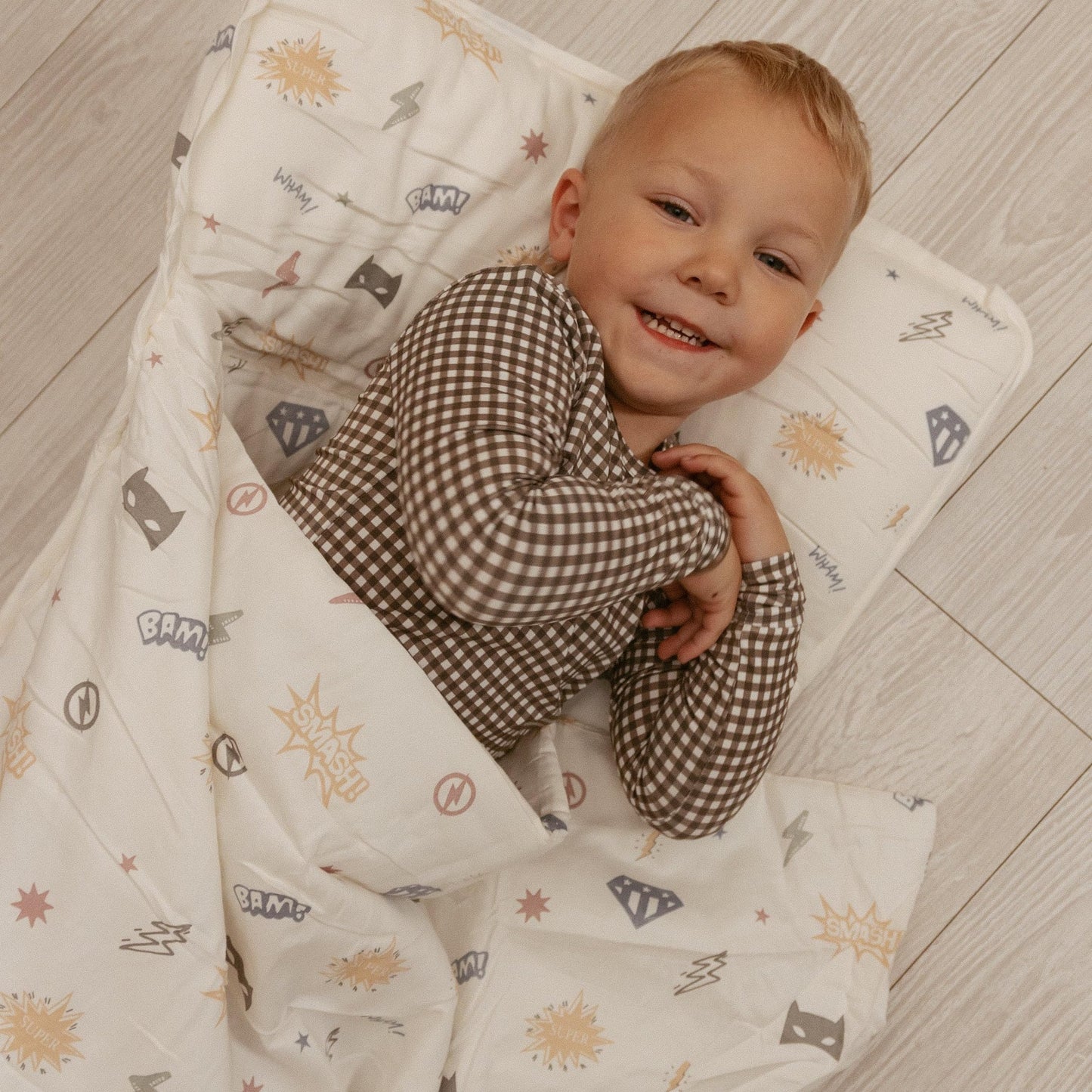 Makemake Organics GOTS Certified Organic Cotton Nap Mat Pillow Kids Sleeping Bag Toddlers Boys Girls Daycare Preschool Kindergar
