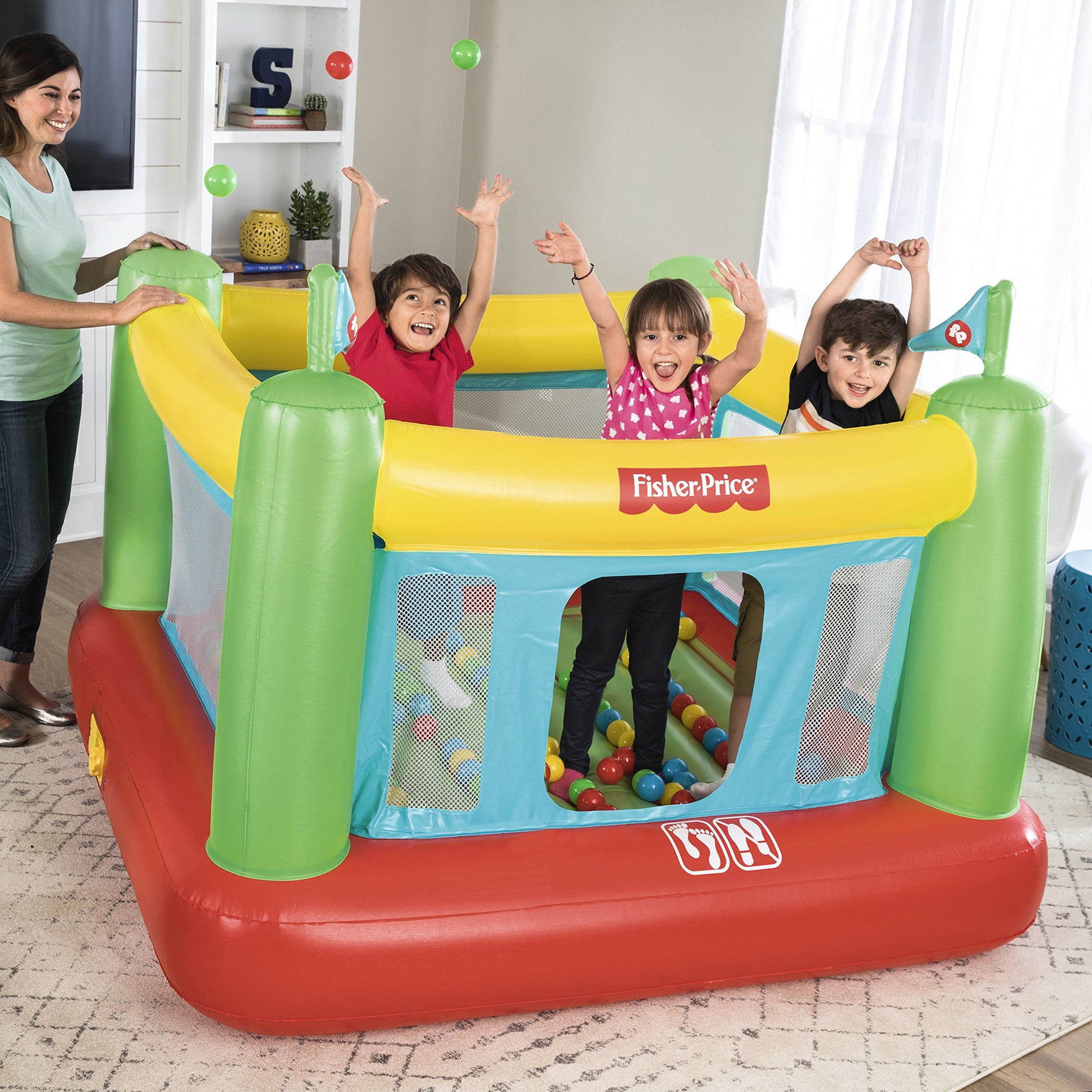 Fisher-Price 15264 Bouncer With Built-In Pump, 69' X 68' X 53'