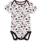 Gerber Unisex Baby Nfl 3 Pack Short Sleeve Onesie Bodysuit, Team Color, 6-12 Months